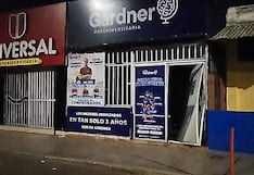 Trujillo: Delincuentes destrozan puerta de academia preuniversitaria