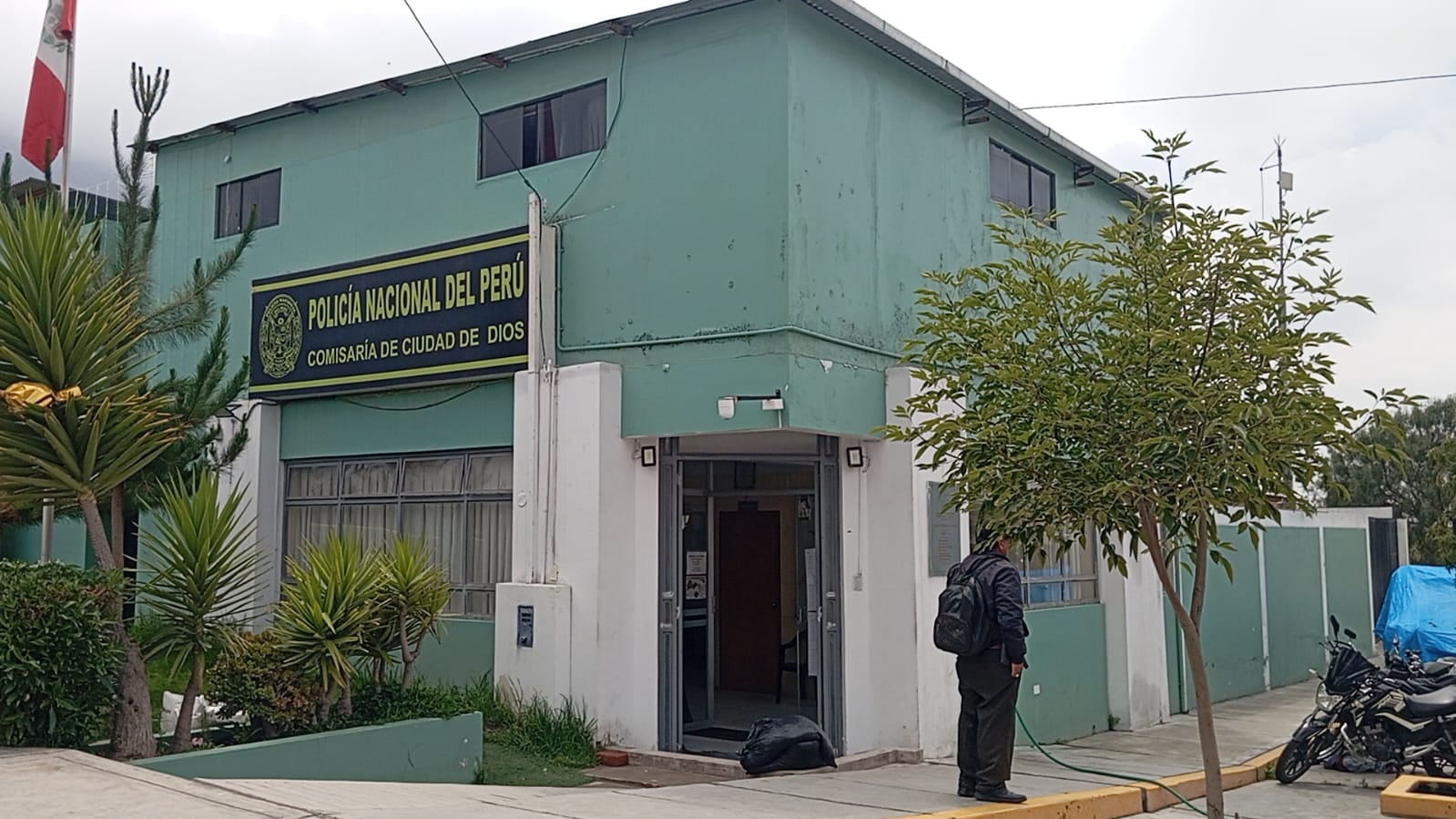 Varón es detenido por dar golpiza a la madre de sus hijos y está en la comisaría de Ciudad de Dios. (Foto: Álvaro Figueroa/@photo.gec)