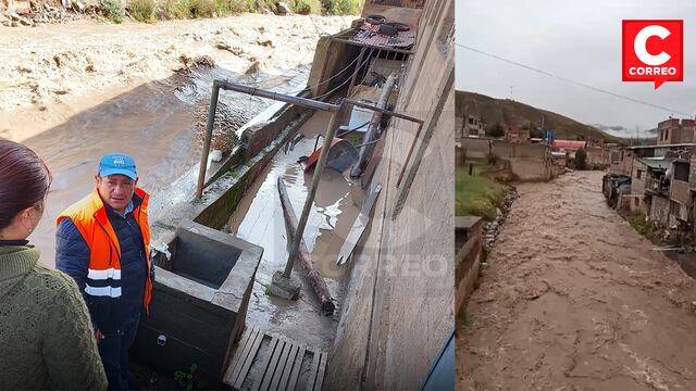 La Oroya: Río Yauli se desborda y afecta viviendas de cuatro sectores