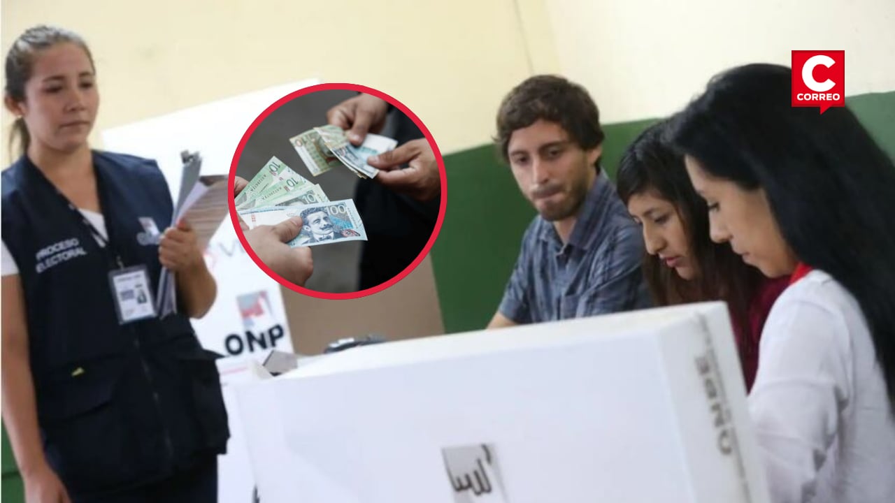 Ciudadanos recibirán S/165 y el abono se realizará 15 días después de los comicios.