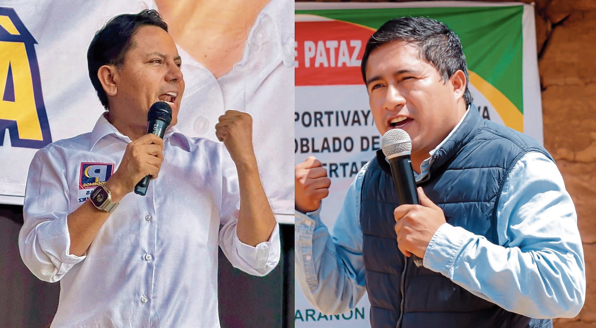 Exalcalde de Pataz calificó de “mediocre” y retó a un debate a su contrincante de Podemos Perú, quien dijo que sus rivales solo saben “gritar”.