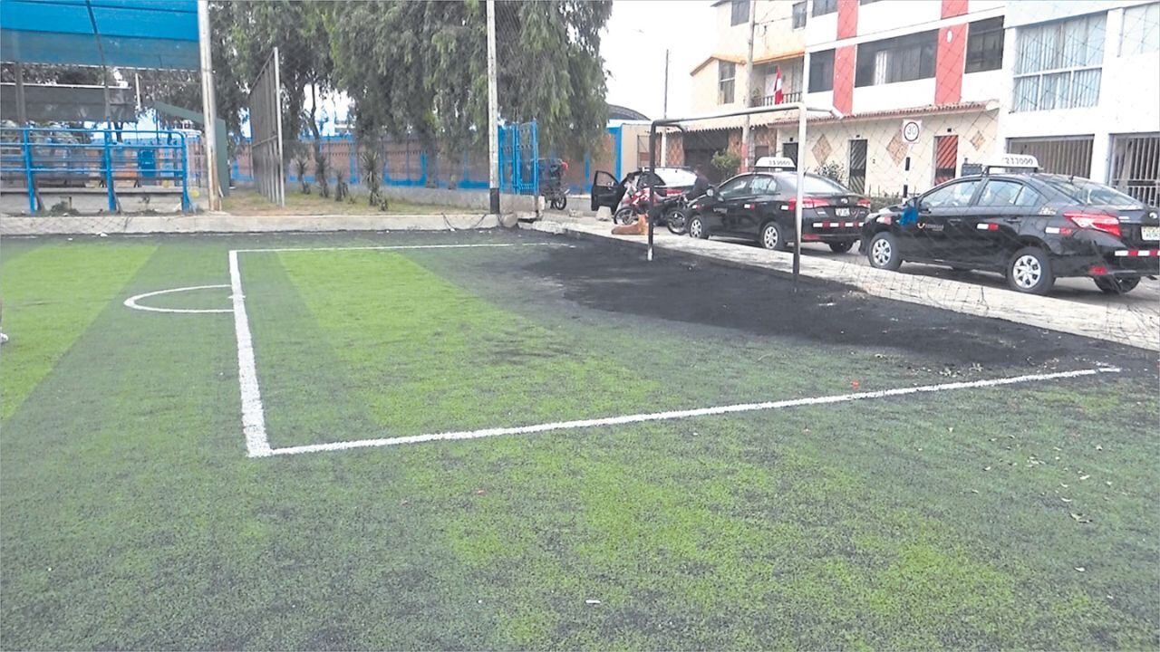 Hubo daños materiales en complejo deportivo Cedere de la urbanización El Bosque.