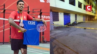 La Victoria: destacado medallista de bádminton fue asesinado a balazos mientras conversaba con amigos