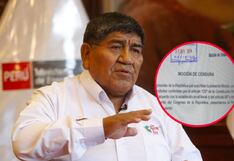 Congreso: Presentan moción de censura contra ministro Rómulo Mucho por Ley MAPE