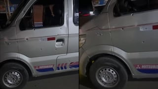 La Libertad: Delincuentes atacan a balazos a miniván en Chao