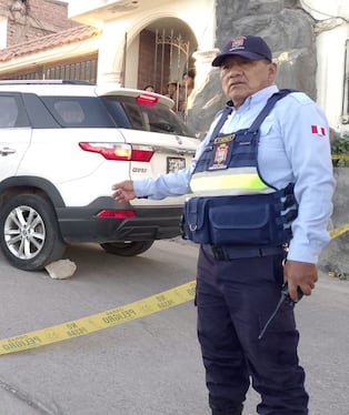 Hombre muere tras ser atropellado en el distrito de Miraflores, en Arequipa. Foto: Serenazgo Miraflores.