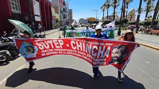 95% de maestros acataron paro nacional de 24 horas en la provincia de Chincha