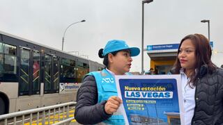 Estación Las Vegas del Metropolitano entra en funcionamiento en Comas