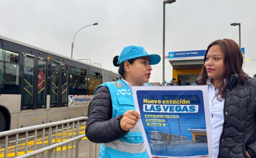 La nueva parada beneficiará a más de 4 mil usuarios de Lima norte y permitirá reducir hasta 15 minutos de viaje, según informó la ATU. Foto: ATU