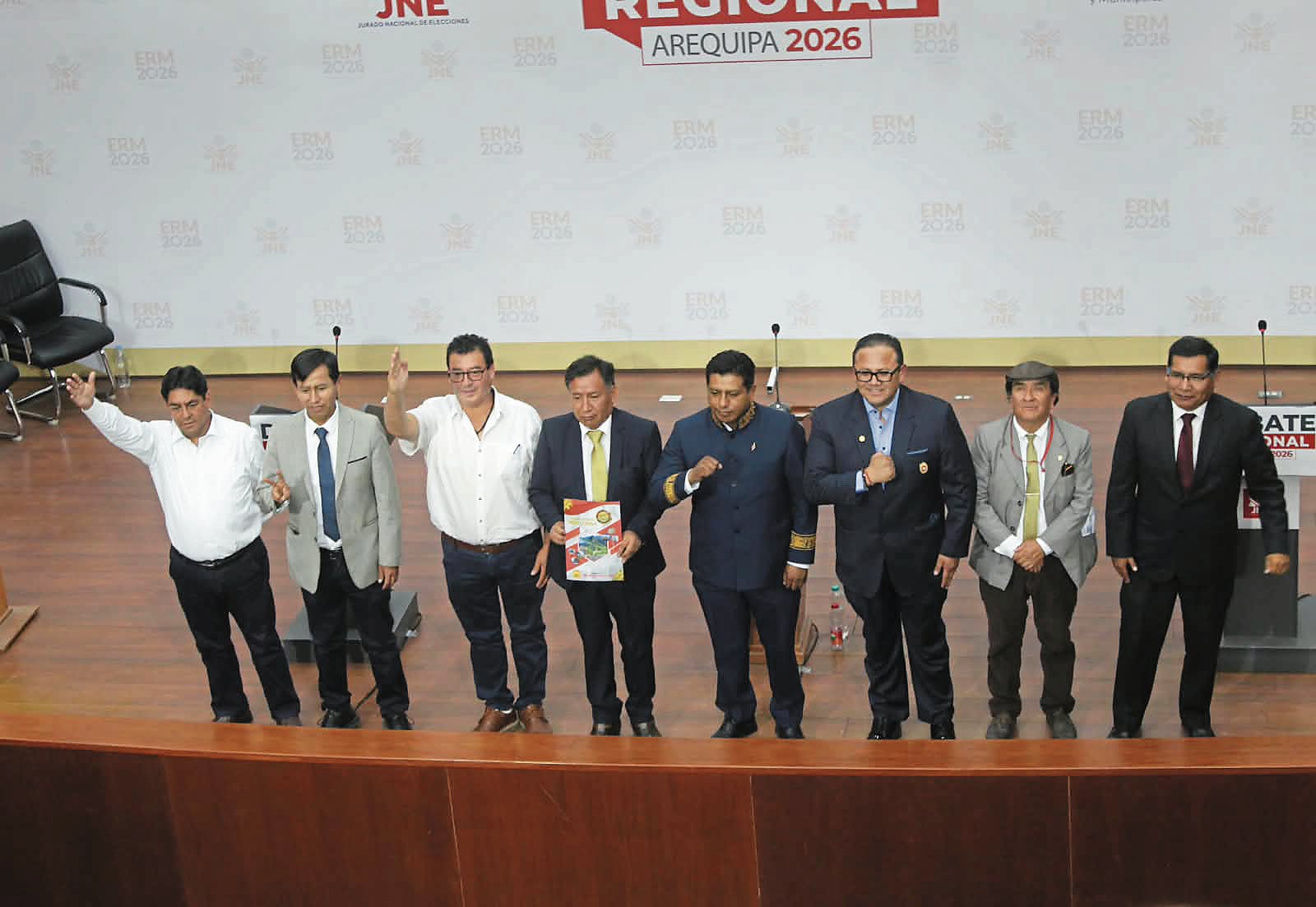 Debate de los candidatos al Gobierno Regional de Arequipa (Foto: Álvaro Figueroa/@photo.gec)