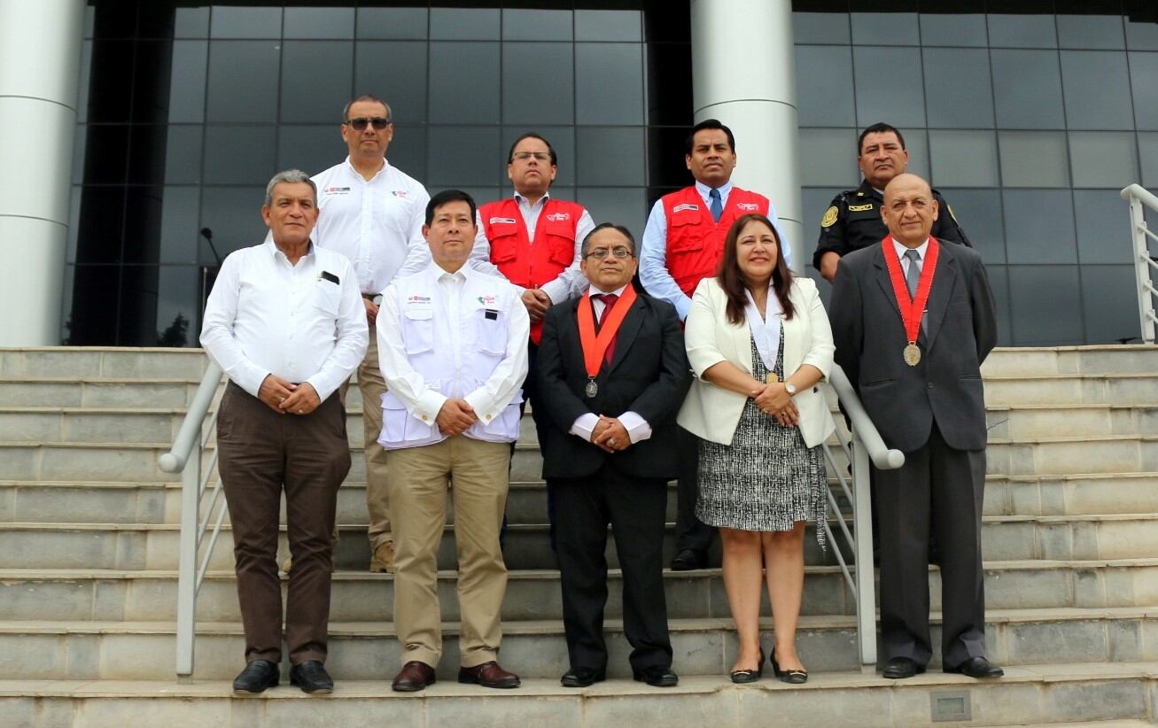 Eduardo Arana se reunió con titular de la Corte de Justicia, presidente (e) de la Junta de Fiscales, alcalde de Sullana, jefe de la Divopus PNP y otras autoridades