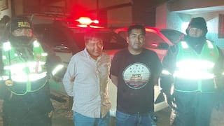 Detienen a dos hermanos por pepear y robar vehículo a un taxista en carretera Arequipa - Juliaca