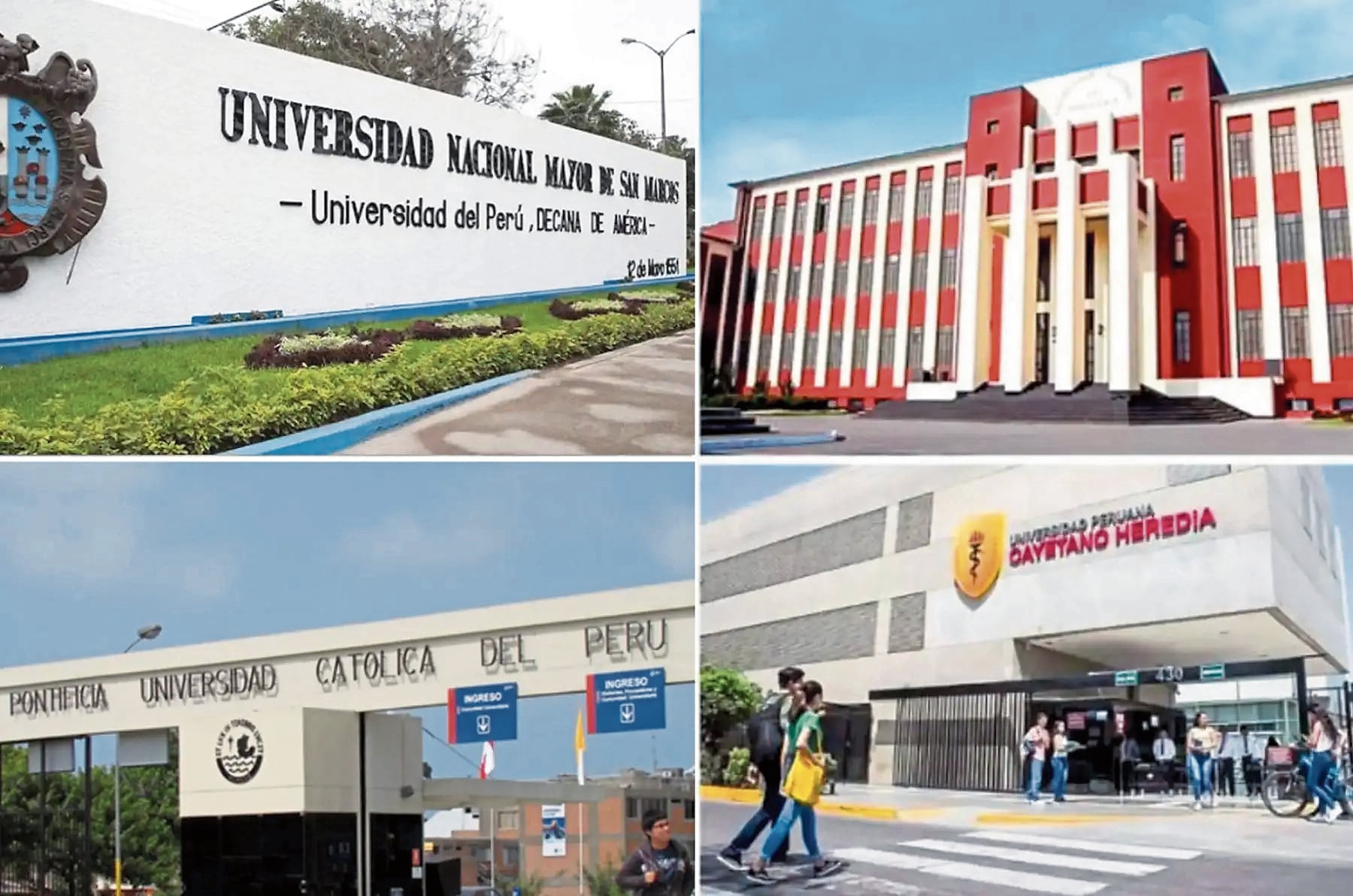 Destacan la UNMSM y UPCH en el top.
