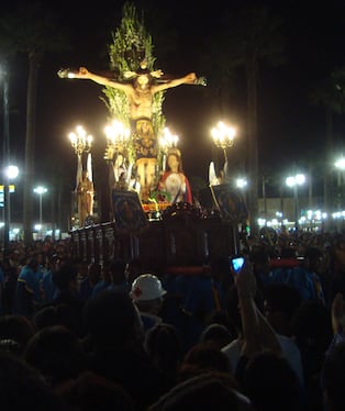 Este 3 de abril inicia el recorrido procesional del Señor Crucificado de Chincha