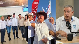 Candidatos presidenciales llegan a Arequipa en busca de votos