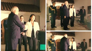 Pedro Cateriano y Keiko Fujimori se reunieron y se estrecharon las manos 