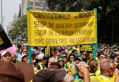 Manifestación en calles de Brasil por suspensión de la red social X