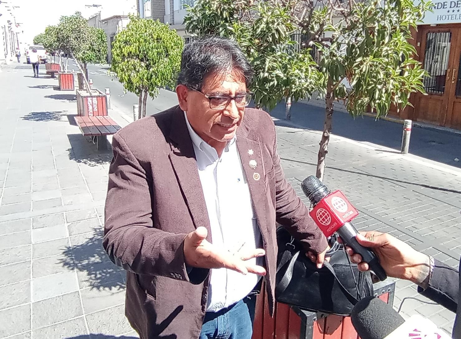 El consejero por la provincia de Islay, Juan Carlos Huanca Molero. Foto: Álvaro Figueroa.