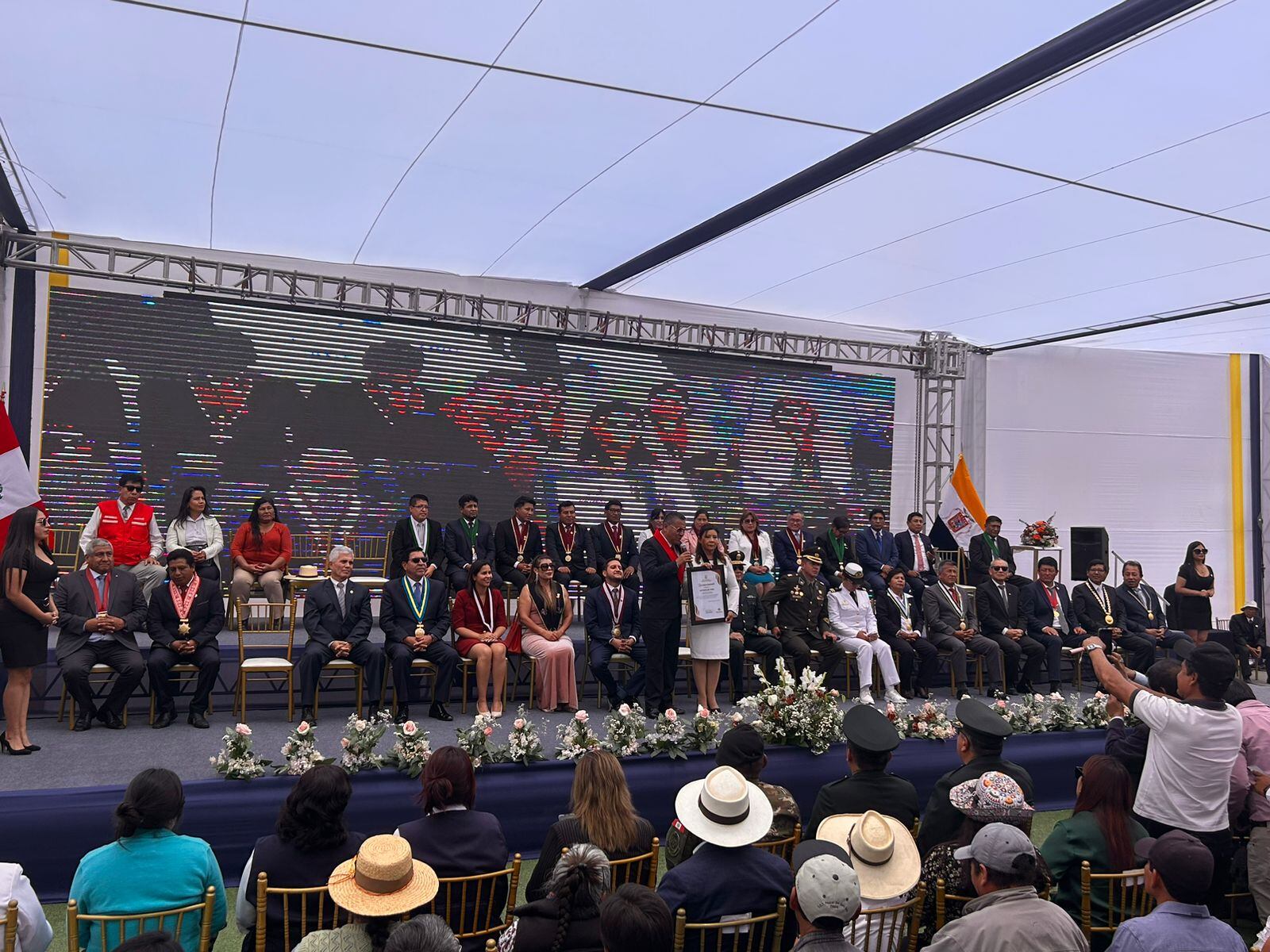 Aniversario en el distrito de Yura. Foto: GEC.