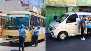 Arequipa: Internan 13 unidades por cambiar de ruta y operar como “loncheritas”