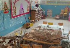 Minedu toma medidas tras colapso de techo en colegio de SJM que dejó seis niños heridos