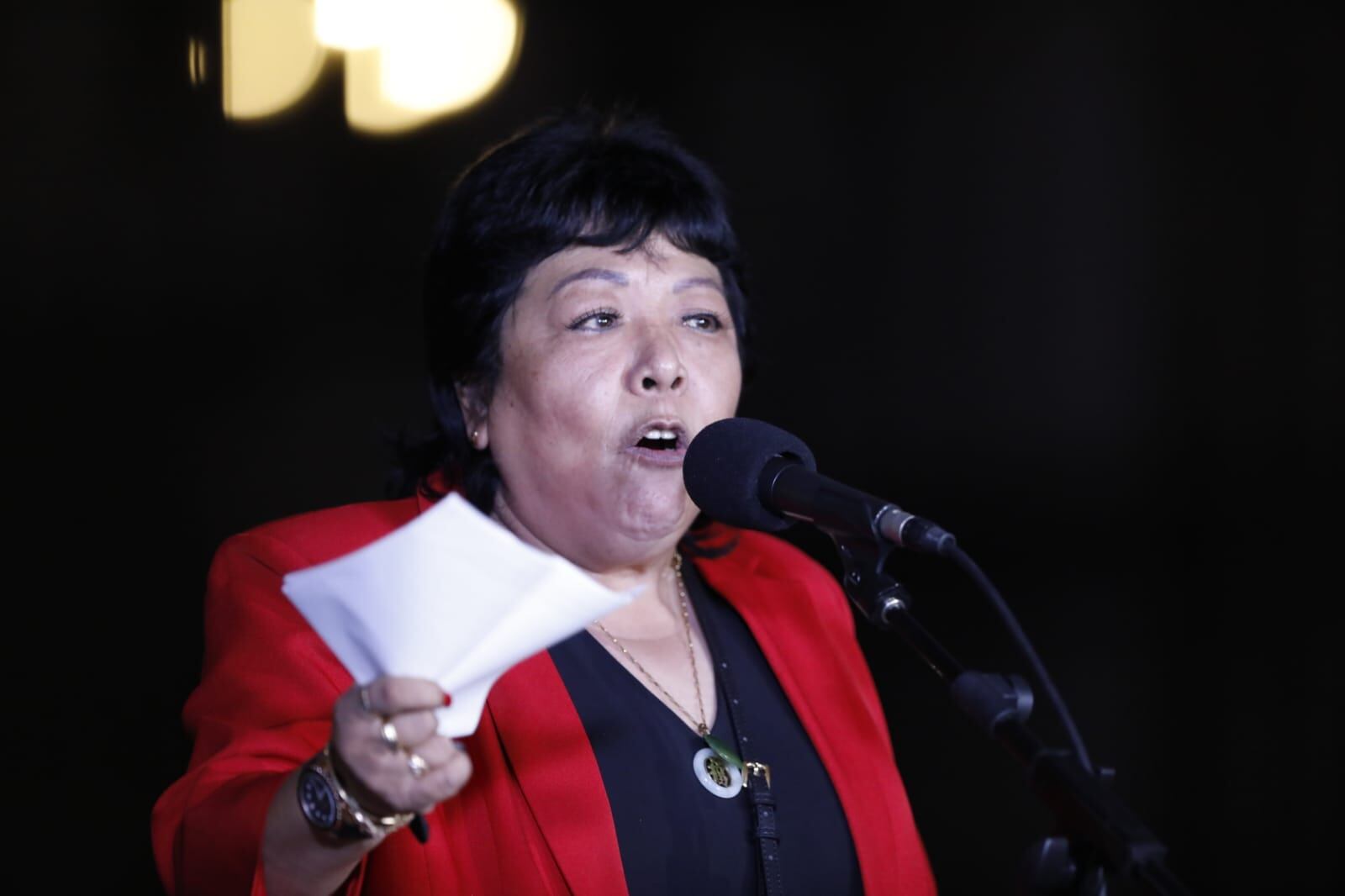 La presidenta de Somos Perú, Patricia Li, recibe un generoso sueldo de más de 11 mil soles mensuales de fondos del tesoro público. (Foto: Cesar Bueno / @photo.gec)