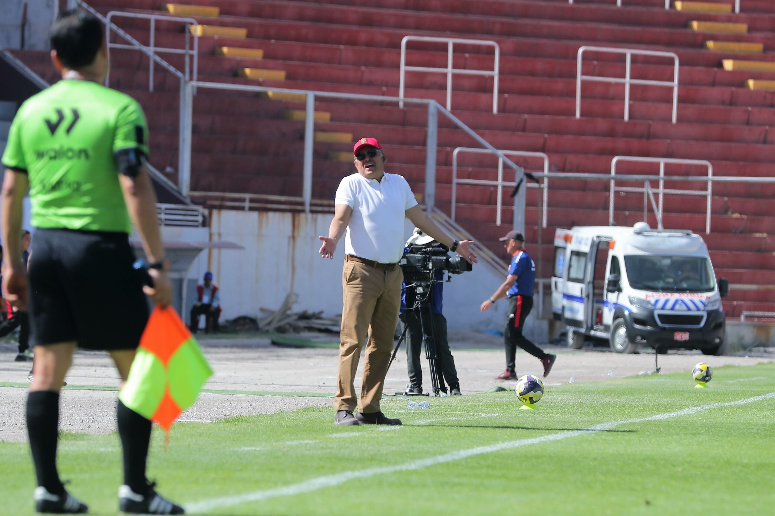 Juan Reynoso en FBC Melgar goleó 6-1 a Los Chankas, por la fecha 10 del Torneo Clausura de la Liga 1 Te Apuesto. Foto: Omar Cruz