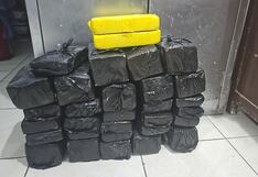 Policía interviene camión que trasladaba 45 paquetes de droga en carretera Panamericana Sur