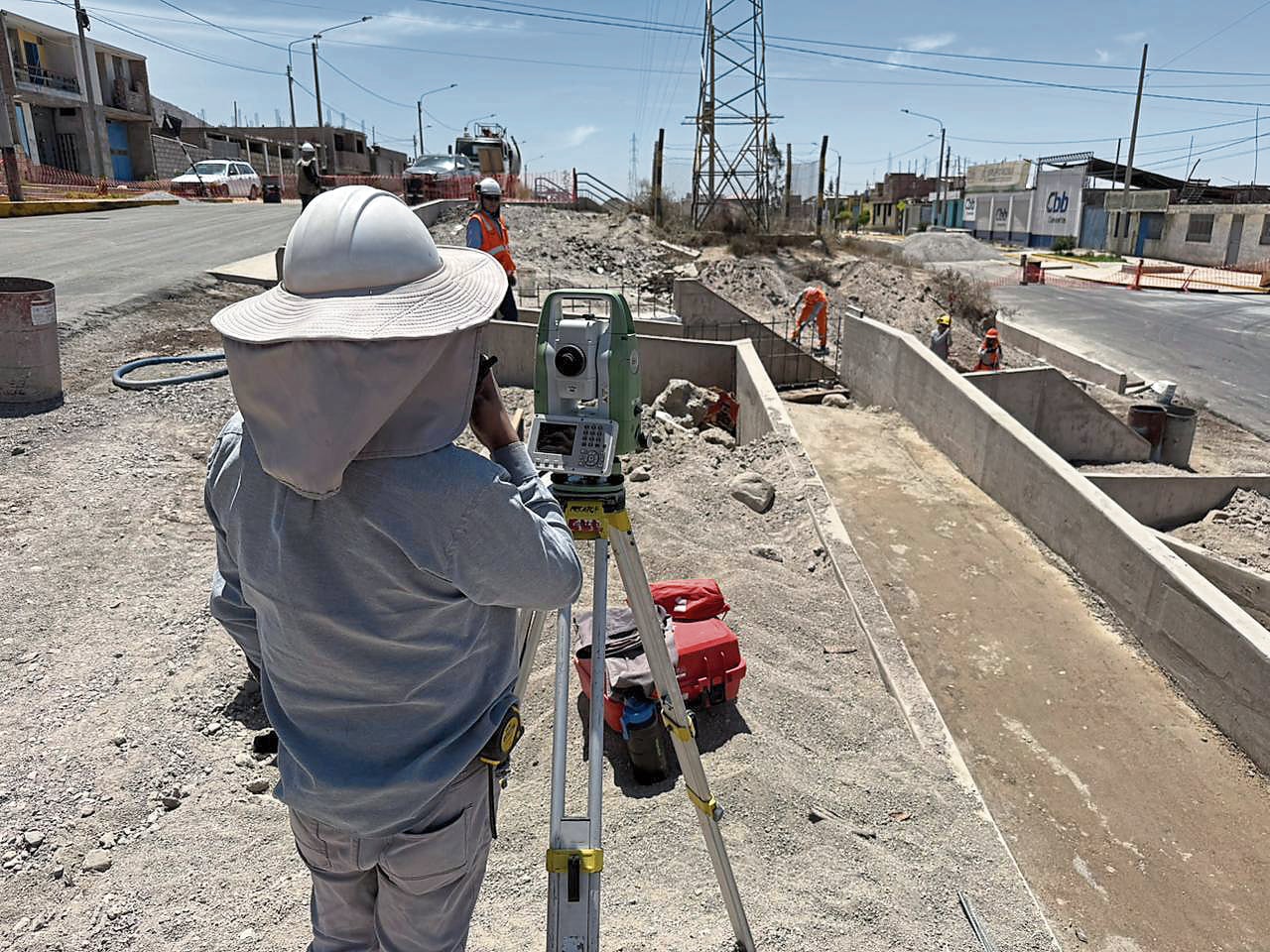 Obra vial en Arequipa. Foto: GRA.