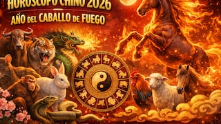 🐎 Horóscopo chino 2026: qué le espera a cada animal en el Año del Caballo de Fuego