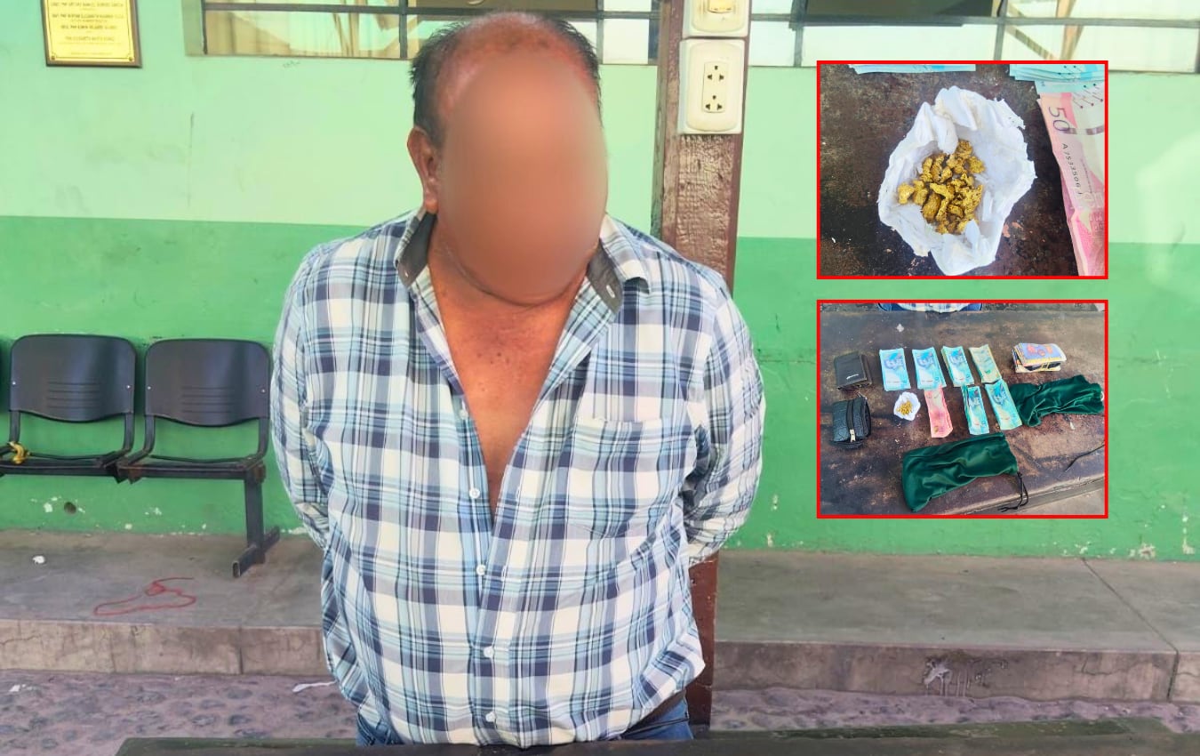 Intervenido por presunta estafa bajo la modalidad "pepitas de oro" en Arequipa. Foto: PNP.