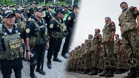 Promulgan ley para procesar a policías y militares en fueros internos