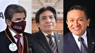Tres candidatos aspiran ocupar el cargo de rector de la UNSA