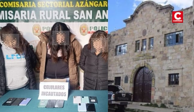 Puno: Dictan prisión preventiva contra presuntas ladronas de celulares en fiesta patronal