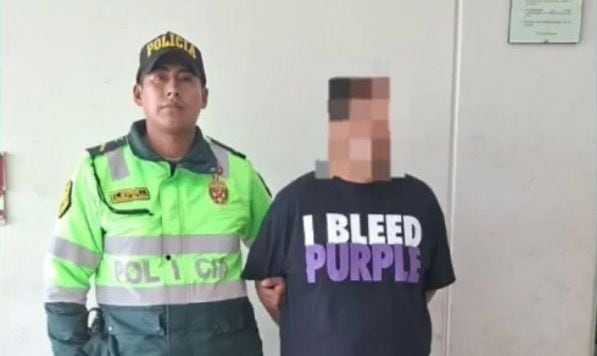 Adulto se halla detenido en el Departamento de Investigación Criminal. (Foto: Difusión)
