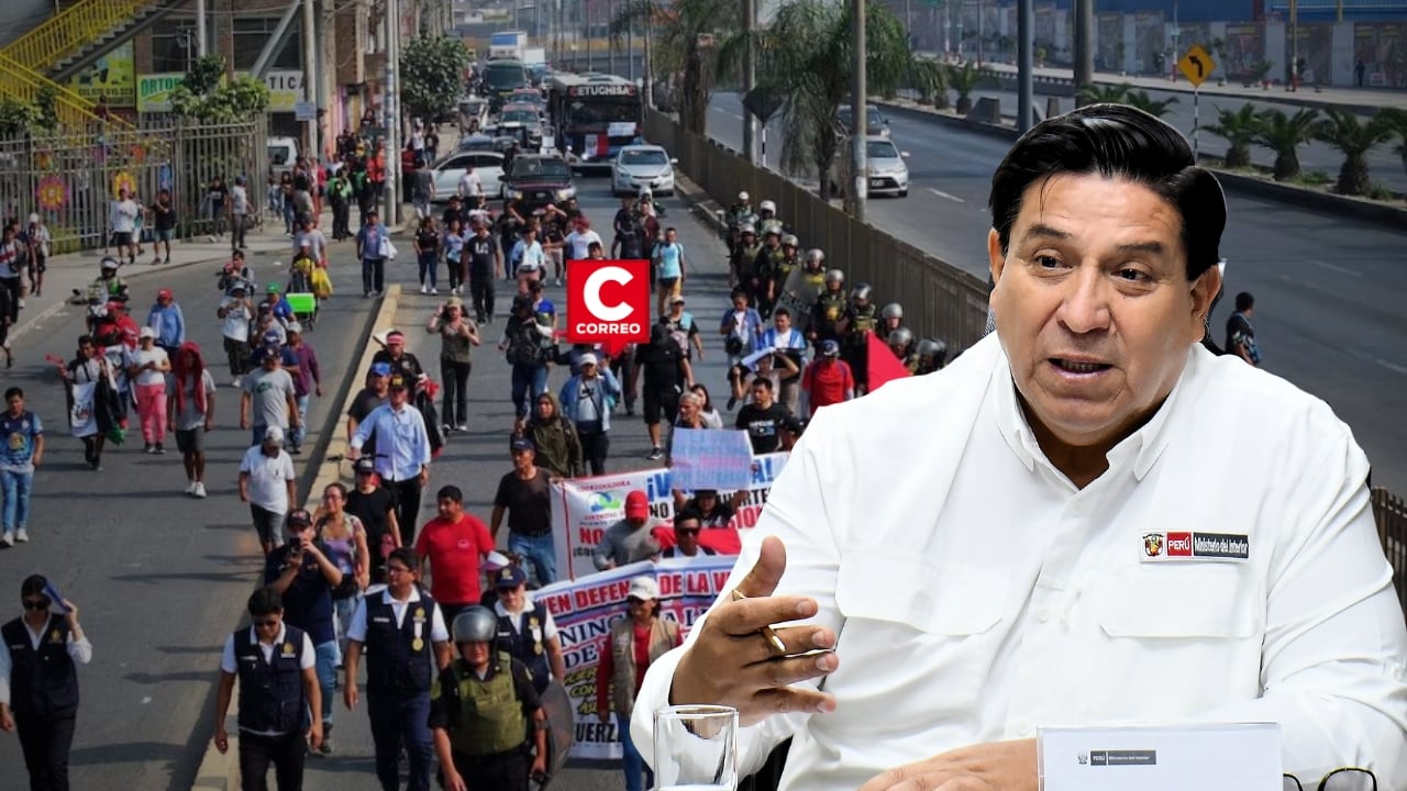 Vicente Tiburcio sobre próximo paro de transportes: “Somos respetuosos de quienes se levantan. Composición: Diario Correo.