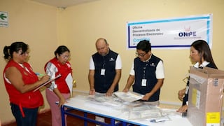 Piura: ODPE Castilla realiza verificación de material electoral