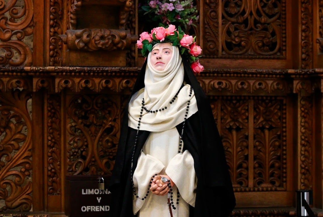 La escultura de Santa Rosa de Lima podrá visitarse en la iglesia de Santo Domingo de Arequipa, hasta las primeras semanas de septiembre. Foto: UCSP.