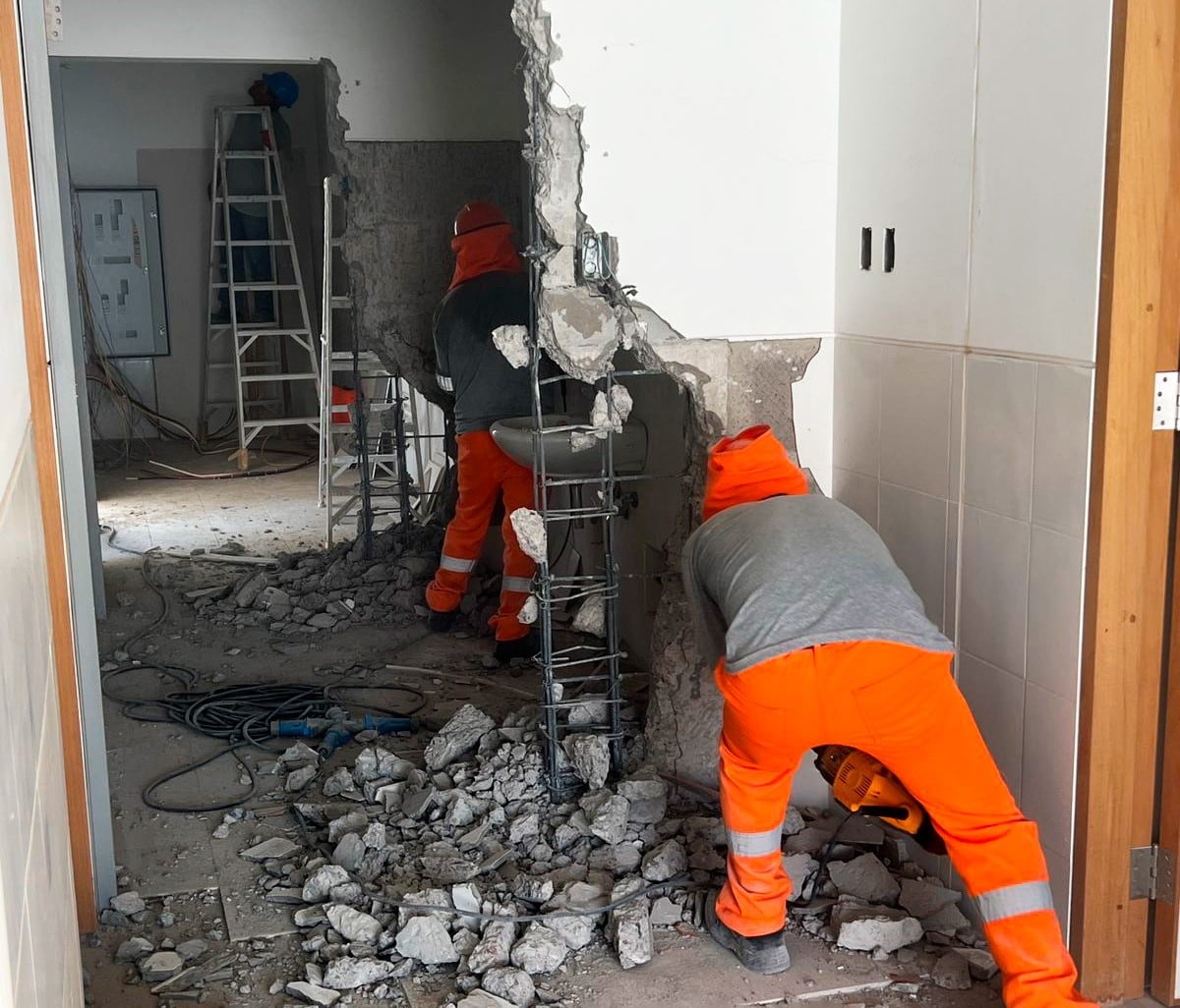 Realizan trabajos preliminares para empezar saldo de obra en hospital Camaná (Foto: GRA)