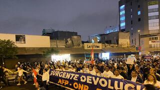 Marcha contra reforma de pensiones: Exigen retiro de hasta 4 UIT de fondos AFP