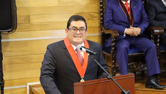 Cesar de la Cuba, presidente de la Corte Superior de Justicia de Arequipa. Foto: Leonardo Cuito