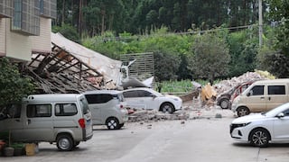 Sismo de magnitud 5,2 deja dos muertos y edificios colapsados en China