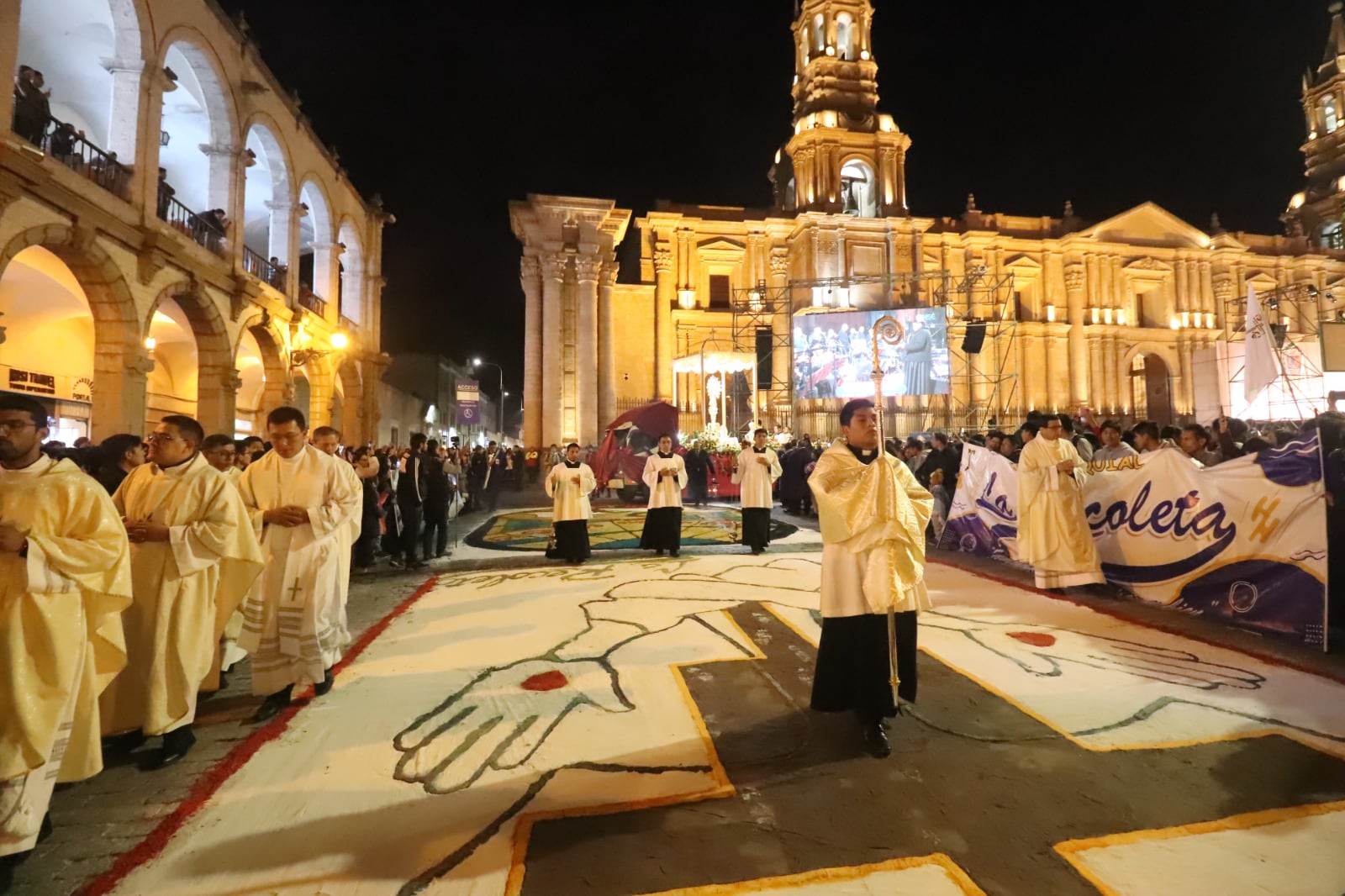 Corpus Christi iluminará la Plaza de Armas de Arequipa. Foto: Arzobispado de Arequipa.