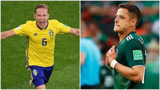 Suecia goleó por 3-0 a México y ambos celebran infartante pase a octavos