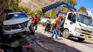 Restablecen tránsito tras triple choque que dejó seis heridos en la vía Huancayo–Huancavelica