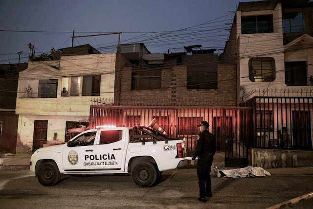 Asesinan a dos amigos en San Juan de Lurigancho (Fotos: Joel Alonzo/GEC)