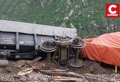 Tren Lima–La Oroya se descarrila por caída de rocas en la vía férrea