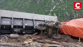Tren Lima–La Oroya se descarrila por caída de rocas en la vía férrea