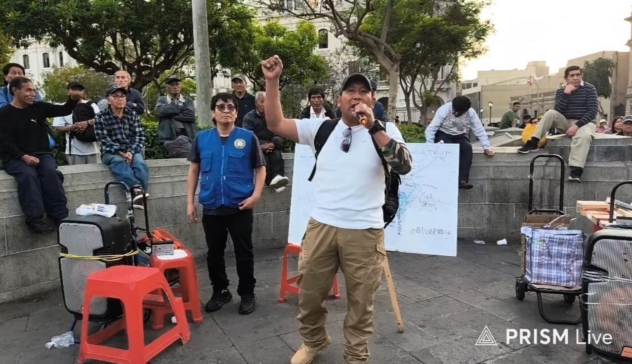 Sandro Jara Coa, sentenciado por “Andahuaylazo” pretende ser diputado por Arequipa. (Foto: Captura de imagen de RicardoQuispeTV)