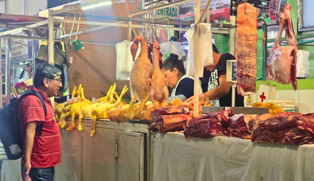 Mercado Nueva Aurora en José Luis Bustamante y Rivero, Arequipa. (Foto: Yunsu Pariapaza/@photo.gec)